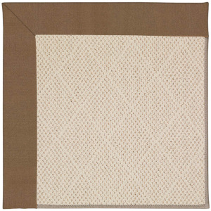 Creative Concepts-White Wicker Canvas Cocoa Runner Rug