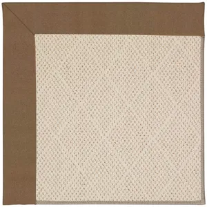 Creative Concepts-White Wicker Canvas Cocoa Runner Rug - 2\'6\" x 12\'6\"