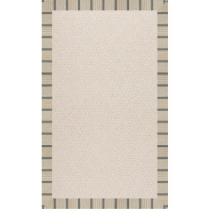 Creative Concepts-White Wicker Cove Pebble Rectangle Rug