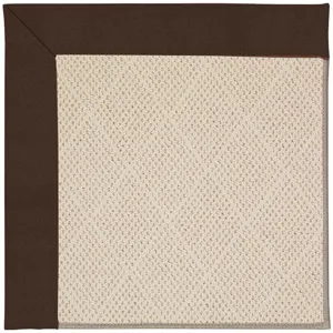 Creative Concepts-White Wicker Canvas Bay Brown Runner Rug - 2\'6\" x 10\'6\"