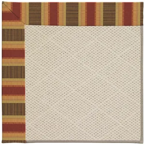 Creative Concepts-White Wicker Dimone Sequoia Runner Rug - 2\'6\" x 10\'6\"