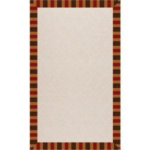 Creative Concepts-White Wicker Dimone Sequoia Rectangle Rug
