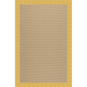 Creative Concepts-Sisal Canvas Canary Rectangle Rug - 8' x 8'