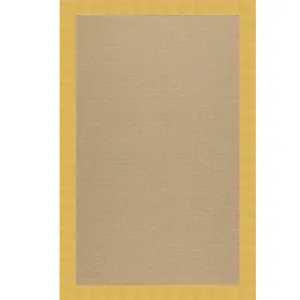 Creative Concepts-Sisal Canvas Canary Rectangle Rug - 10\' x 14\'