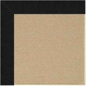 Creative Concepts-Sisal Classic Black Runner Rug
