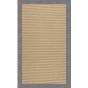 Creative Concepts-Sisal Canvas Slate Rectangle Rug - 1'6
