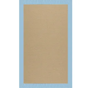 Creative Concepts-Sisal Canvas Air Blue Rectangle Rug - 4\' x 6\'
