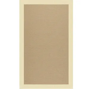 Creative Concepts-Sisal Canvas Sand Rectangle Rug - 7\'9\" x 7\'9\"