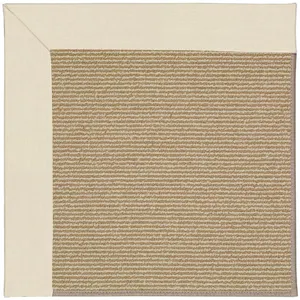 Creative Concepts-Sisal Canvas Sand Rectangle Rug - 7\'9\" x 7\'9\"