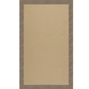 Creative Concepts-Sisal Canvas Taupe Rectangle Rug - 3\' x 5\'