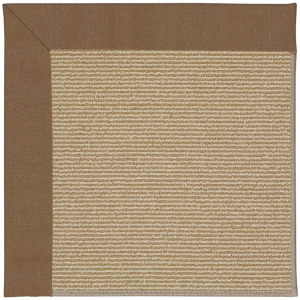 Creative Concepts-Sisal Canvas Cocoa Octagon Rug