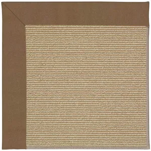 Creative Concepts-Sisal Canvas Cocoa Octagon Rug