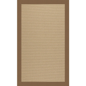 Creative Concepts-Sisal Canvas Cocoa Rectangle Rug