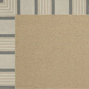 Creative Concepts-Sisal Cove Pebble Rectangle Rug - 1\'6\" x 1\'6\"