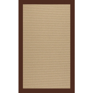 Creative Concepts-Sisal Canvas Bay Brown Rectangle Rug