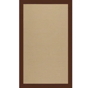 Creative Concepts-Sisal Canvas Bay Brown Rectangle Rug - 8\' x 8\'