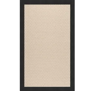 Creative Concepts-Sugar Mtn. Creative Concepts-Sugar Mtn. Canvas Black Rectangle Rug - 10\' x 14\'