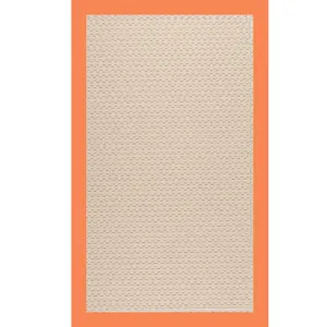Creative Concepts-Sugar Mtn. Creative Concepts-Sugar Mtn. Canvas Tangerine Rectangle Rug - 4\' x 6\'