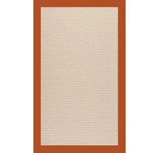 Creative Concepts-Sugar Mtn. Creative Concepts-Sugar Mtn. Canvas Rust Rectangle Rug - 4\' x 4\'