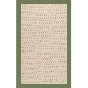 Creative Concepts-Beach Sisal Canvas Citron Rectangle Rug