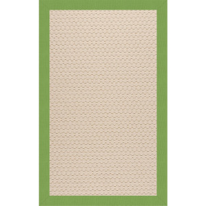 Creative Concepts-Beach Sisal Canvas Parrot Rectangle Rug