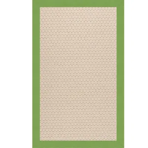 Creative Concepts-Beach Sisal Canvas Parrot Rectangle Rug - 7\' x 9\'