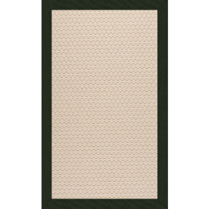 Creative Concepts-Beach Sisal Canvas Fern Rectangle Rug