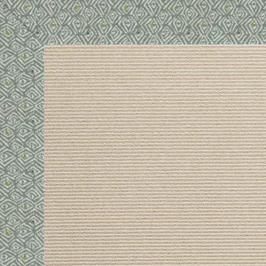 Creative Concepts-Beach Sisal Profile Lake Rectangle Rug - 1\'6\" x 1\'6\"