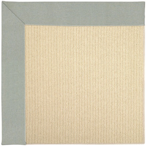 Creative Concepts-Beach Sisal Canvas Spa Blue Octagon Rug
