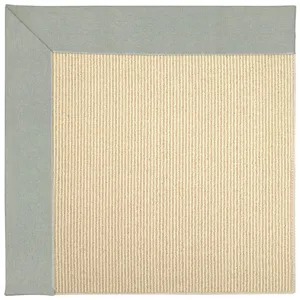 Creative Concepts-Beach Sisal Canvas Spa Blue Octagon Rug
