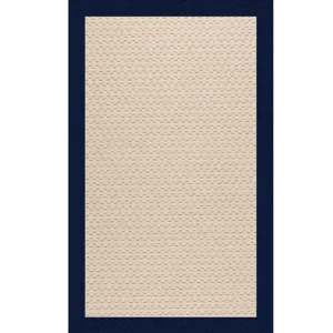 Creative Concepts-Beach Sisal Canvas Neptune Rectangle Rug - 2\' x 3\'