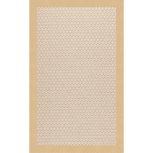 Creative Concepts-Beach Sisal Canvas Antique Beige Rectangle Rug