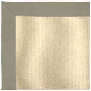 Creative Concepts-Beach Sisal Canvas Taupe Runner Rug - 2\'6\" x 8\'6\"