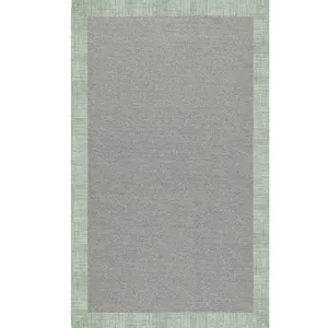 Creative Concepts-Plat Sisal Rave Spearmint Rectangle Rug - 1\'6\" x 1\'6\"