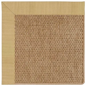 Islamorada-Basketweave Dupione Bamboo Octagon Rug
