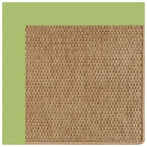 Islamorada-Basketweave Canvas Parrot Octagon Rug