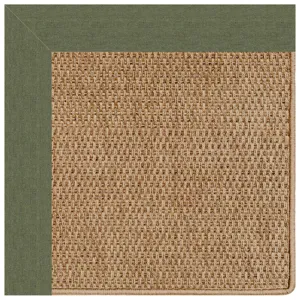Islamorada-Basketweave Canvas Fern Octagon Rug