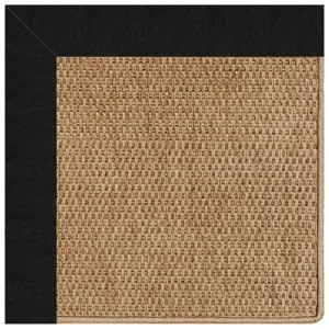 Islamorada-Basketweave Classic Black Octagon Rug