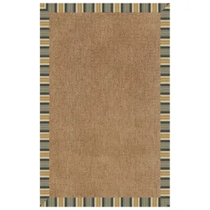 Islamorada-Basketweave Long Hill Ebony Rectangle Rug - 12\' x 12\'