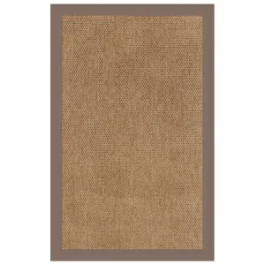 Islamorada-Basketweave Classic Stone Rectangle Rug - 2\' x 3\'