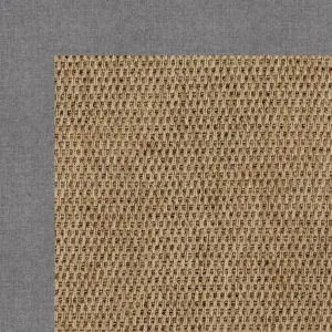 Islamorada-Basketweave Canvas Slate Octagon Rug