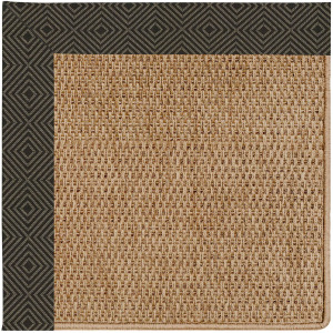 Islamorada-Basketweave Fortuna Lava Runner Rug