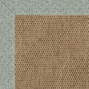 Islamorada-Basketweave Profile Lake Rectangle Rug - 8\' x 8\'