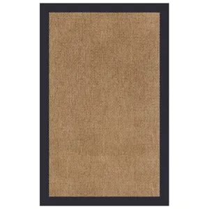 Islamorada-Basketweave Canvas Navy Rectangle Rug - 4\' x 4\'