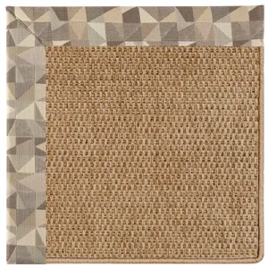 Islamorada-Basketweave Geo Bronze Octagon Rug