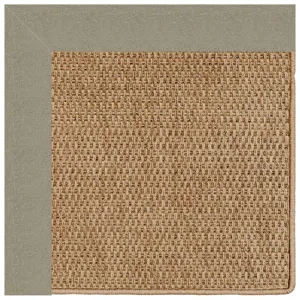 Islamorada-Basketweave Canvas Taupe Octagon Rug