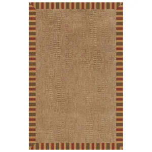 Islamorada-Basketweave Dimone Sequoia Rectangle Rug - 3\' x 5\'
