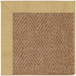 Islamorada-Diamond Dupione Bamboo Octagon Rug