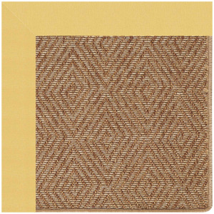 Islamorada-Diamond Canvas Canary Octagon Rug