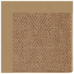 Islamorada-Diamond Canvas Linen Octagon Rug